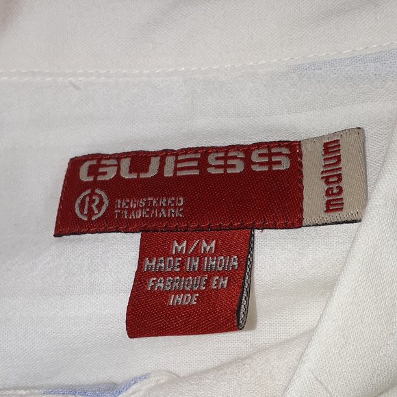 Floral Motif Sheer Men's Short sleeved Shirt sz M - Picture 1 of 3